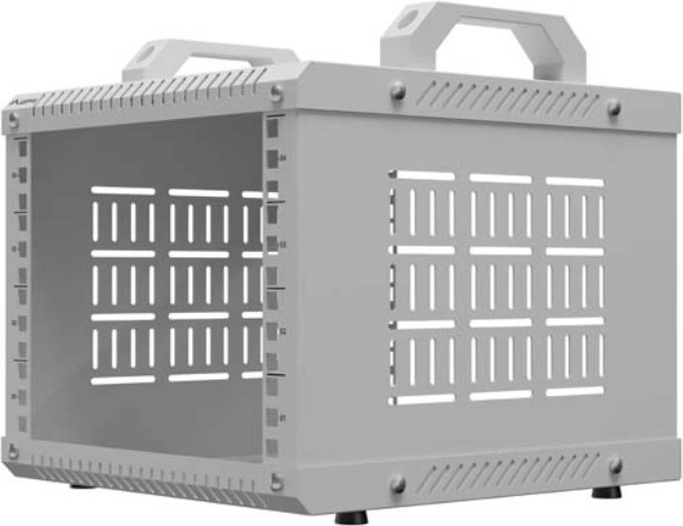 Lanberg odprti rack 10" 4U 280 × 300 mm siv