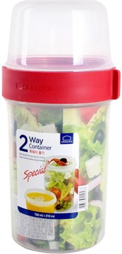 Posodica za živila LOCK&LOCK 2v1 1070 ml (760 + 310 ml)