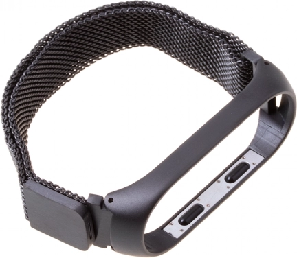 Xiaomi Mi Band 3/ Xiaomi Mi Band 4 magnetni pašček - črn