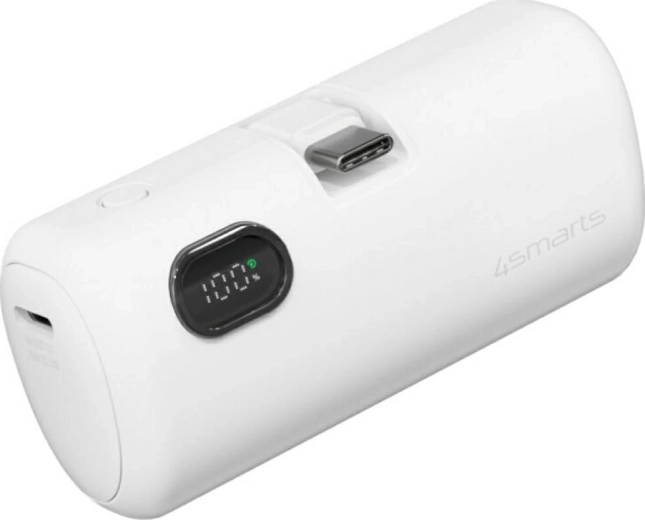 Powerbanka PicoFold 5000 mAh 22,5 W bela