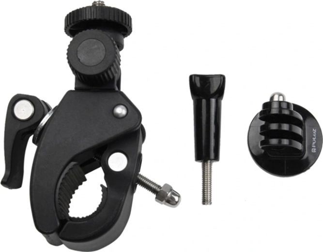 Puluz handlebar mount for an action camera with 1/4" thread (black)