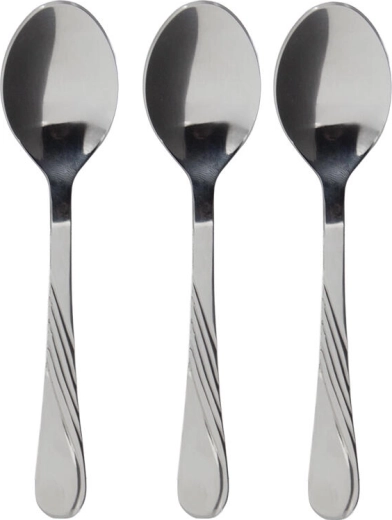 Moka žličke iz nerjavnega jekla CELESTRA, komplet 3 kos