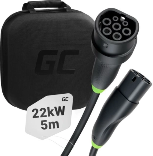 Polnilni kabel za električna vozila GC Snap, 22 kW, 5 m, Tip 2