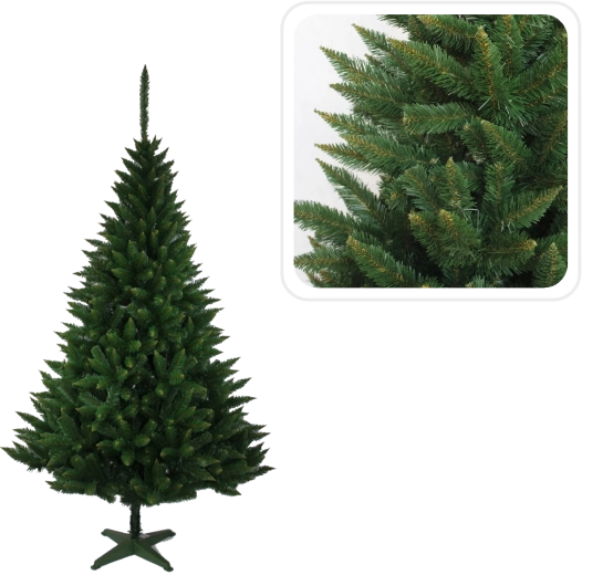 Umetno božično drevo srebrna smreka 120 cm