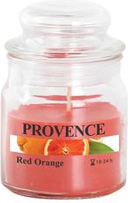Aromatična sveča v steklu s pokrovom rdeča pomaranča 70 g
