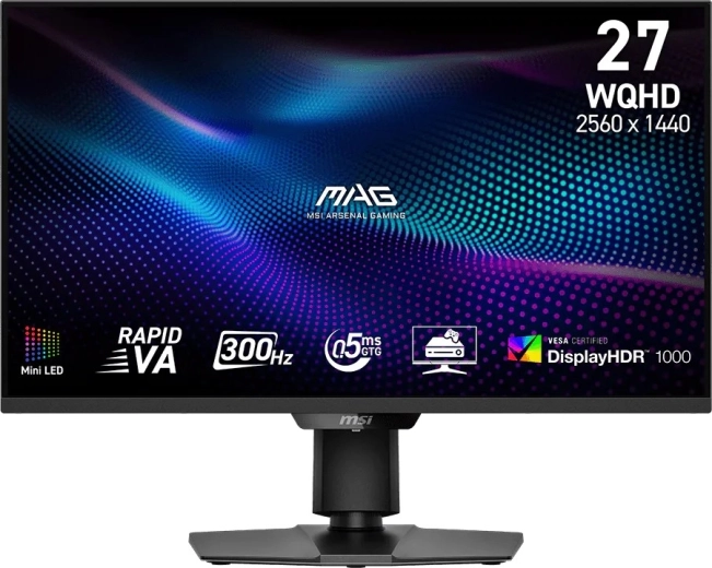 Monitor 27" MAG 274QPF, WQHD, 300 Hz, raven, črn