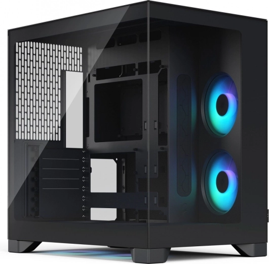 Pop 2 Vision črno RGB igralno PC ohišje s panoramskim steklom