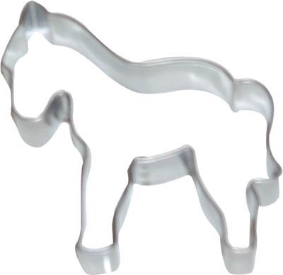 Nerjavno jekleno rezilo za piškote – konj (set 10 kosov)