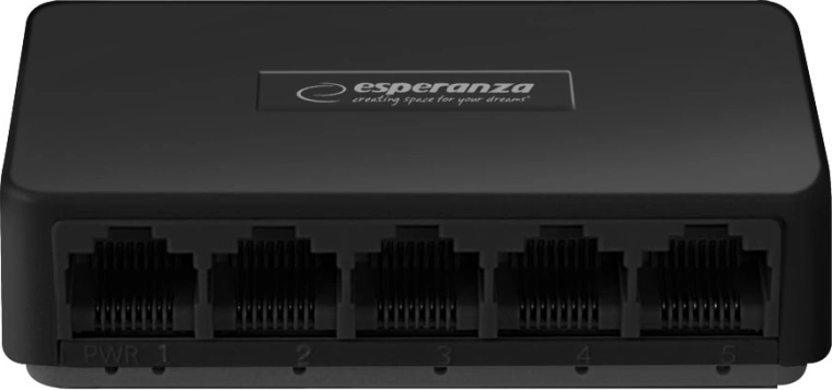 Gigabitno 5-vratno stikalo Esperanza ONYX