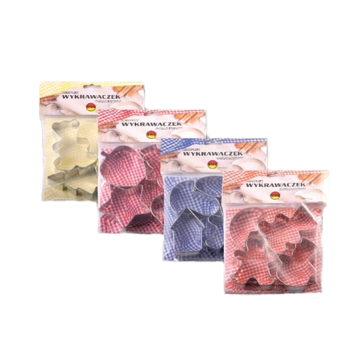 Set zimskih modelčkov za piškote MONDEX, 4 kosi