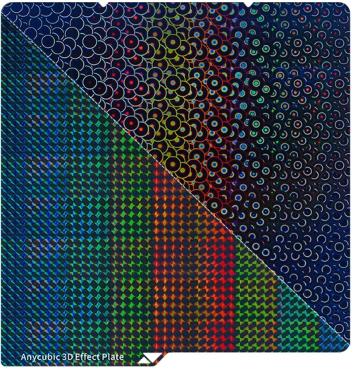 Dvostranska 3D tiskalna plošča z učinkom Phantom in Sphere za Anycubic Kobra S1 / S1 Combo