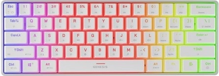 Genesis Thor 660 g2 brezžična mehanska tipkovnica US RGB bela