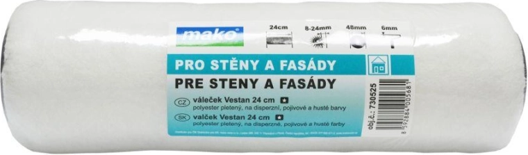 VESTAN nadomestni slikarski valj 240 mm, premer ročaja 6 mm