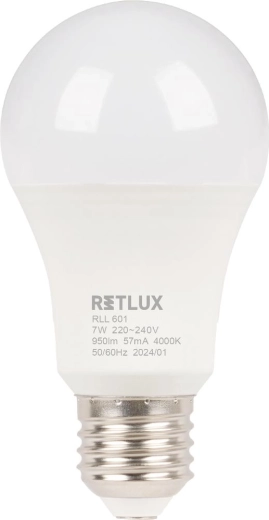 Retlux LED Bulb A60 E27 7 W Cool White