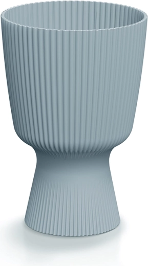 Cvetlični lonec Milly Round 14,6 cm svetlo siv