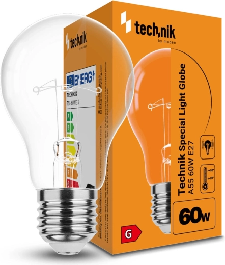 Posebna žarnica A55 60 W E27 toplo bela