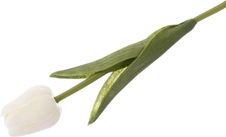 Umetni beli tulipan 33 cm