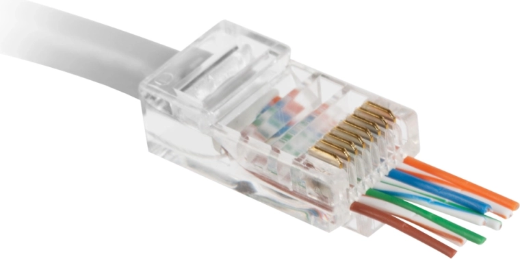 Prehodni modularni vtič RJ45 8P8C Cat.5e