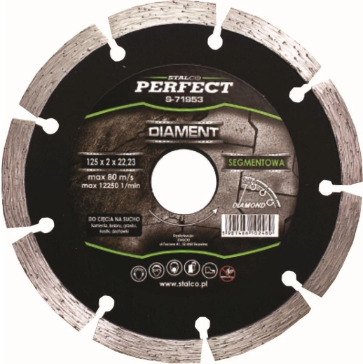 Diamantni segmentni rezalni kolut 115 mm STALCO