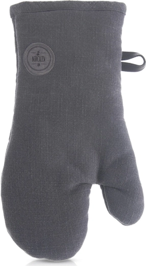 Bombažna kuhinjska rokavica z močnim magnetom, siva 32 cm