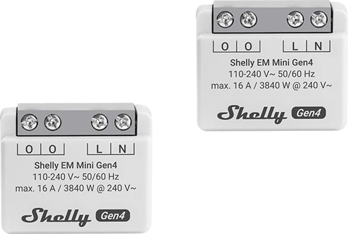 Shelly EM Mini Gen4 merilnik porabe energije (2 kosa)