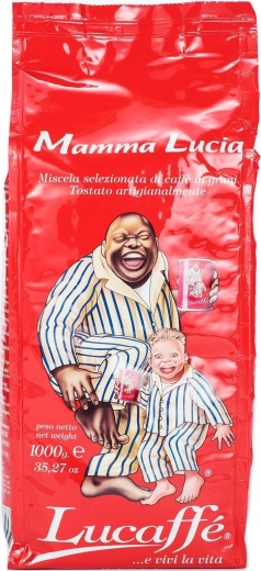 Lucaffé Mamma Lucia kava v zrnih 1 kg (40 % Arabica, 60 % Robusta)