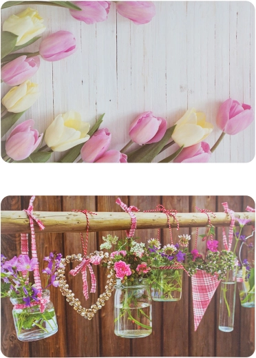 Plastični pogrinjek Romantic 43 × 28 cm