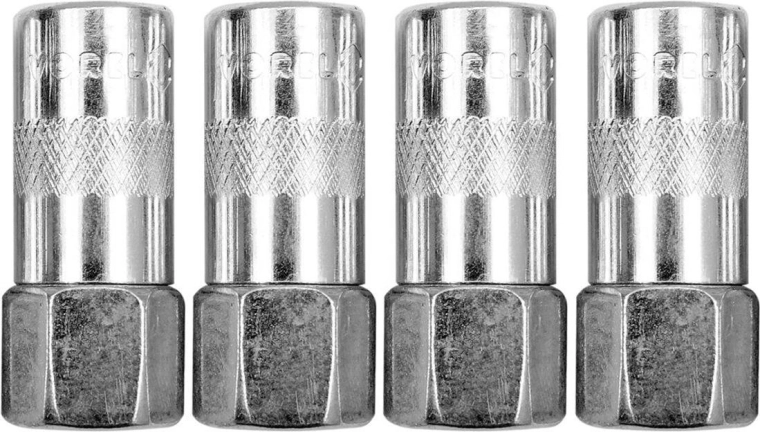 Končniki za mazalno stiskalko, 4-čeljustni, komplet 4 kos