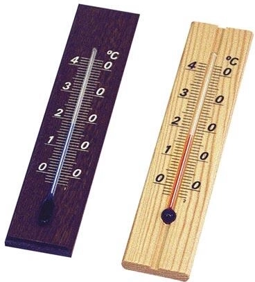 Sobni termometer lesen 12 cm svetel
