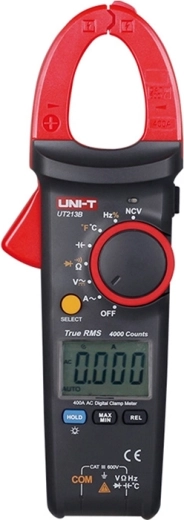 Uni-T UT213B digitalni kleščni multimeter True RMS 400 A z merjenjem temperature