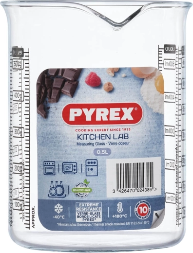 Stekleni merilni vrč Pyrex 0,5 l