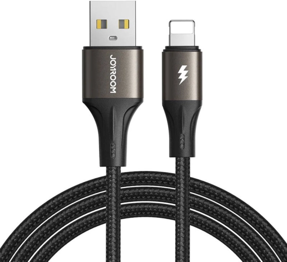 Kabel USB na Lightning Joyroom SA25-AL3 / 3 A / 1,2 m (črn)