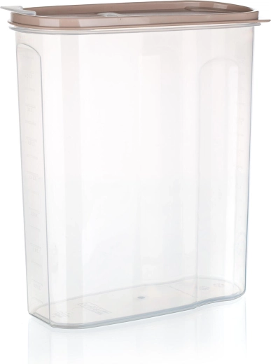 Posoda za suhe živila Riva 4 l z odpiralnim pokrovom