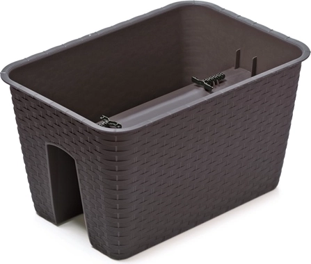 Viseč koritar za ograjo RATOLLA 40 cm – antracit