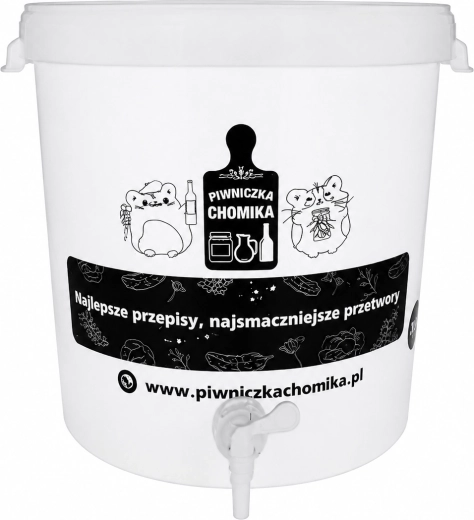 Fermentacijska posoda s pokrovom in pipo 30 l