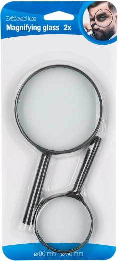 Komplet lup s plastičnim ročajem 60 in 90 mm