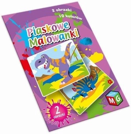 Slikanje dinozavrov s peskom