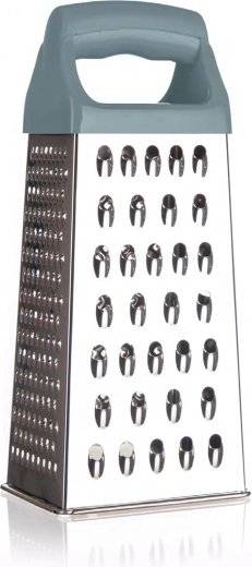 Piramidasto nerjavno strgalo 21 cm s plastičnim ročajem OLIVE CULINARIA