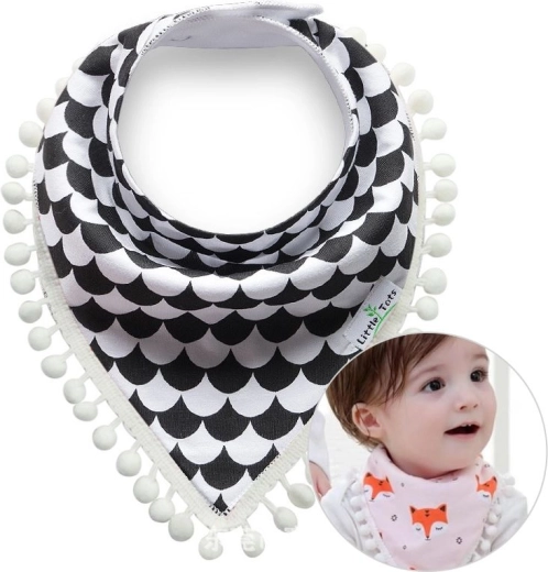 Otroška ruta s cofki – črno-bel vzorec