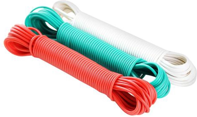 Vrvice za perilo z jekleno žico 15 m