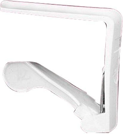 Sponka za prt z vzmetjo – bela plastična