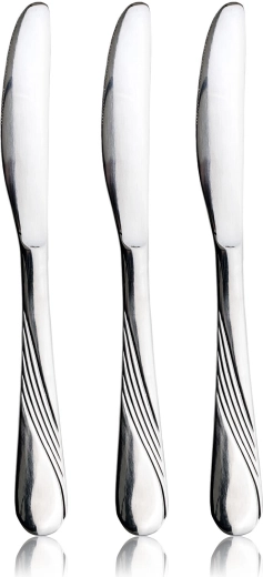 Jedilni nož iz nerjavnega jekla CELESTRA, komplet 3 kosov