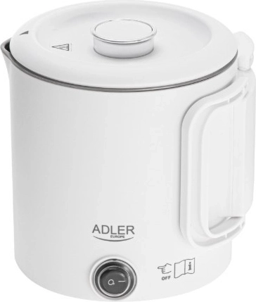 Potovalni grelnik vode 0,8 l bel ADLER AD 1388