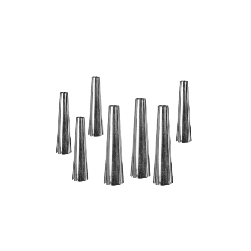 Set kovinskih modelčkov za kremšnite, 10 kosov