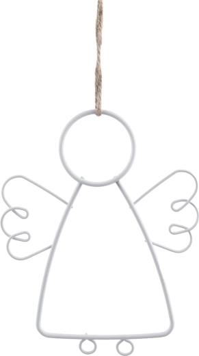 Viseči kovinski angel – subtilna dekoracija