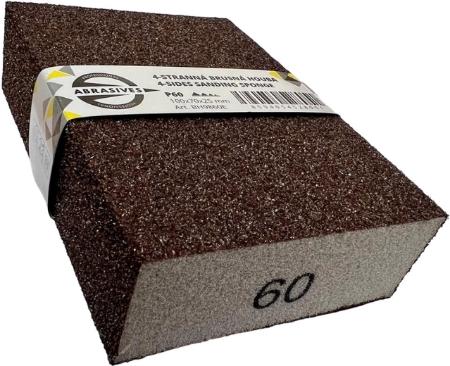 Štiristranska brusilna goba 100 × 70 × 25 mm, zrnatost 40