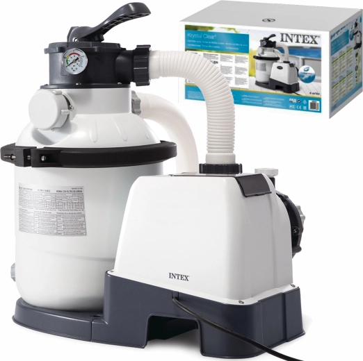Peščena filtracija za bazen Intex 5700 l/h s Hydro Aeration in časovnikom