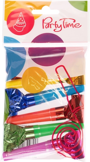 Party trobentice 35 cm – set 6 kos