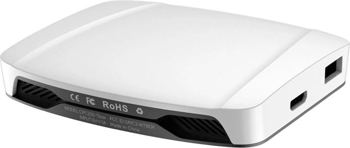 Brezžični večpredstavnostni adapter CARLINKIT Tbox UHD za Apple CarPlay in Android Auto (USB-A)