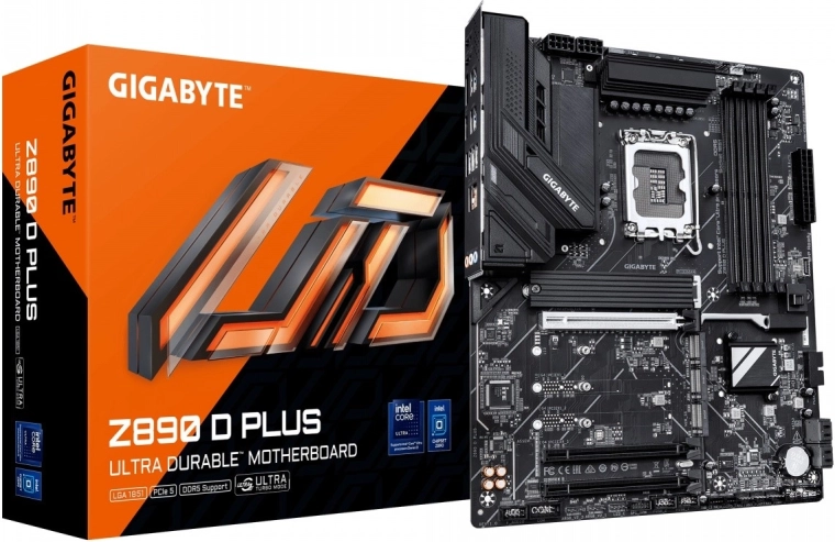 Gigabyte Z890 D PLUS osnovna plošča ATX za Intel LGA1851